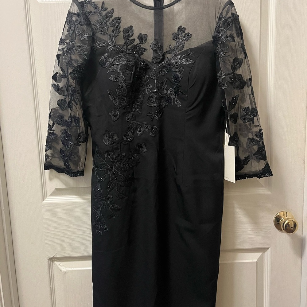 Elegant Black Lace Dress